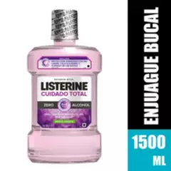 LISTERINE - Enjuague Bucal Listerine Cuidado Total Menta Fresca 1,5 L
