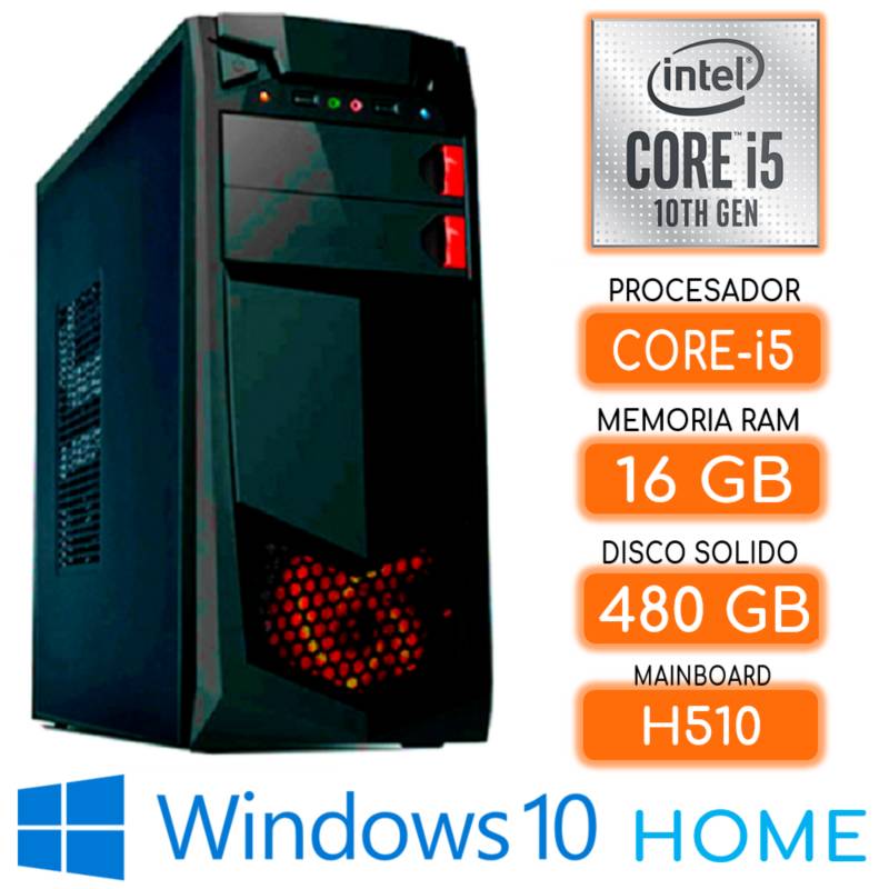 PC avec Intel Core i5-10400, 16Go