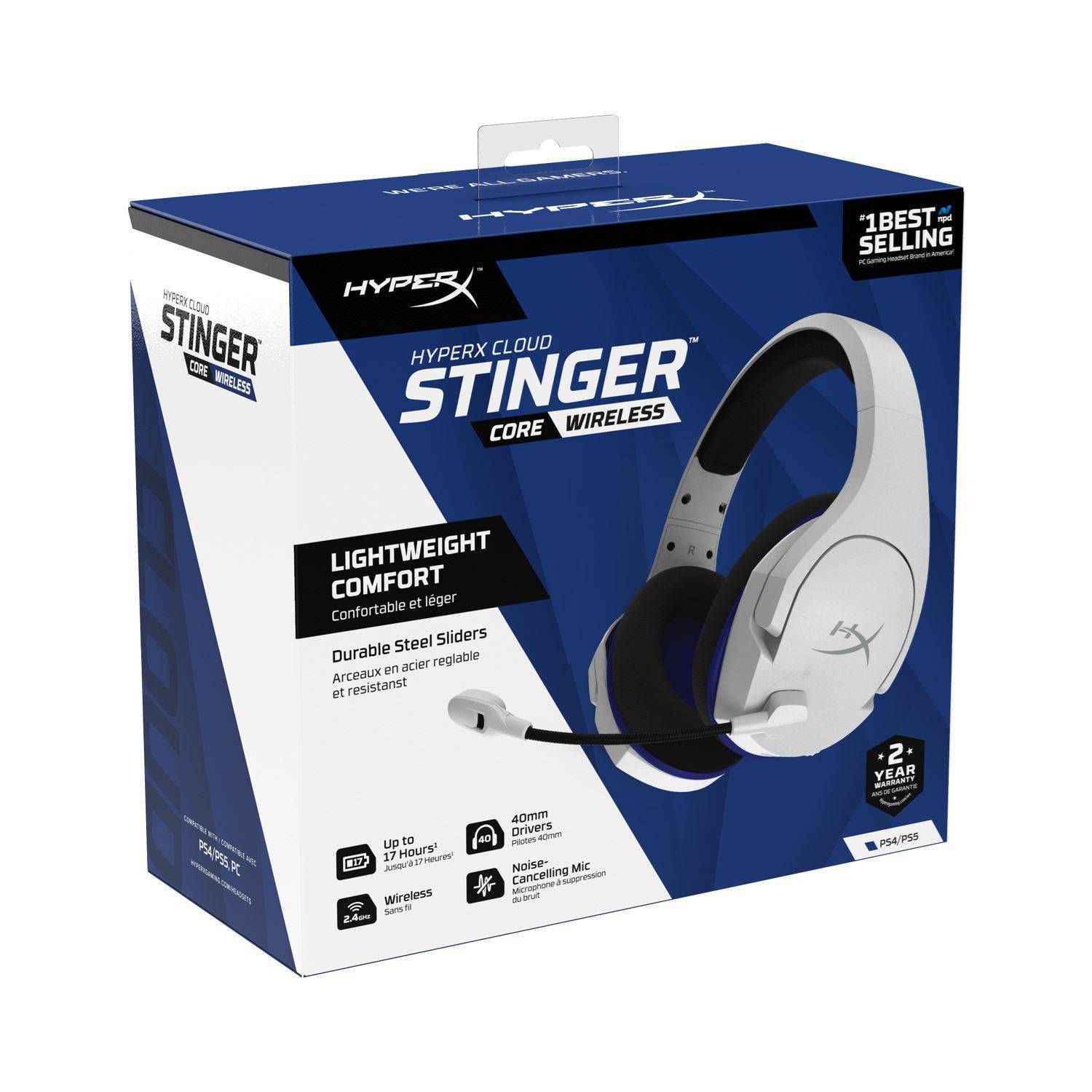 Cargador Play Duo HYPERX PS5 Blanco