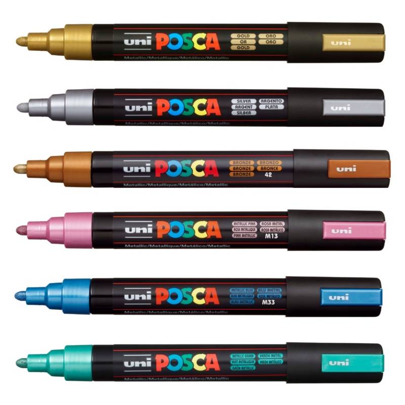 Set Marcadores Posca Black Collection – Liberacrea