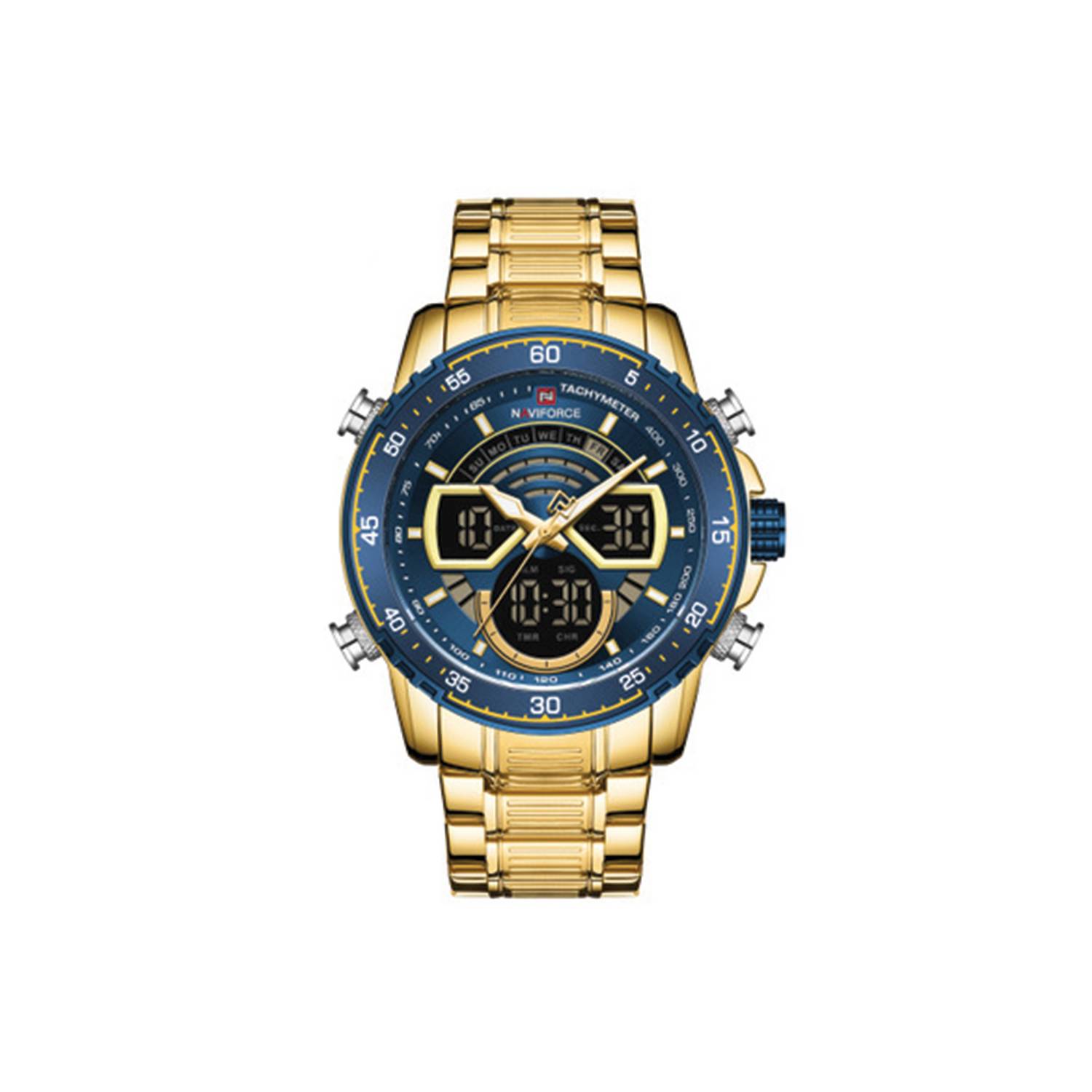 RELOJ NAVIFORCE NF9189 DORADO ELEGANTE CUADRANTES NAVIFORCE