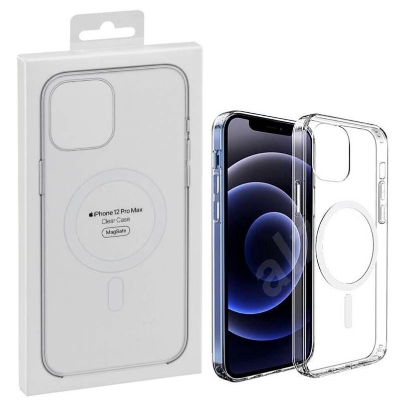  LeYi Funda Magsafe para iPhone 12, funda transparente para iPhone  12 con protector de pantalla y protección de lente de cámara, magnética, a  prueba de golpes, delgada, transparente, para iPhone 12