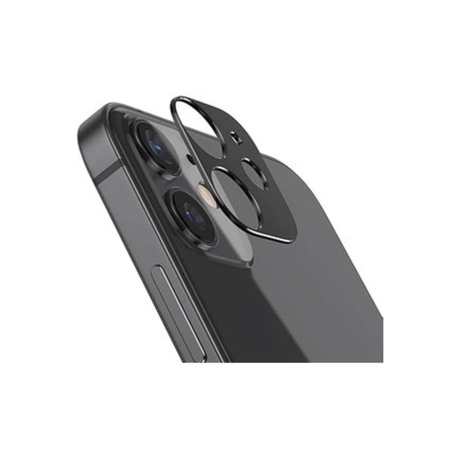 Cristal Templado 9h Biselado Para Iphone 12 Mini – Marco Negro con Ofertas  en Carrefour