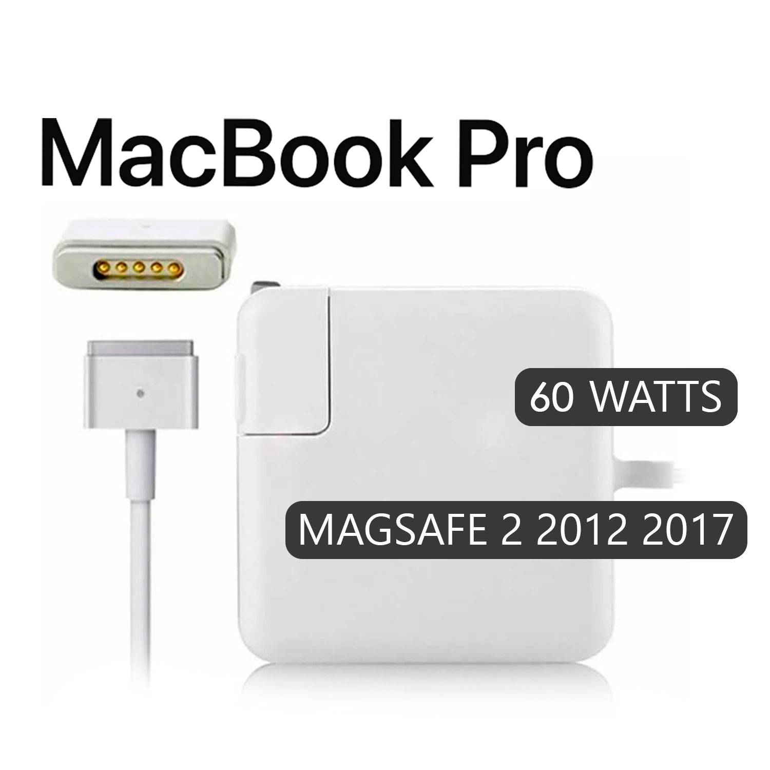 Cargador Macbook Pro 60W Magsafe II (2012 - 2017) OEM
