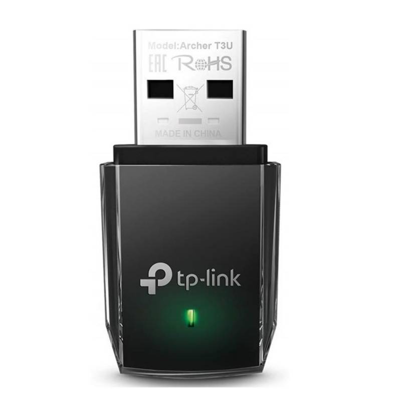 TP-LINK - TP-Link - Adaptador USB Archer T3U Doble Banda AC1300
