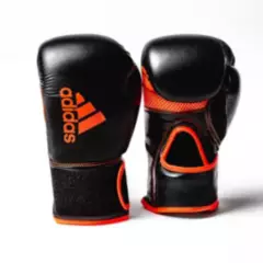 ADIDAS - Guantes de boxeo Adidas Begginer Hybrid 80 negro-rojo 14 onzas
