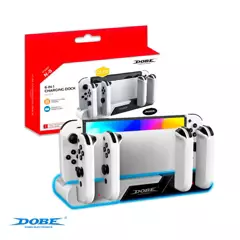 DOBE - Base Cargador Para Nintendo Switch/Oled 6 En 1 Rac Store