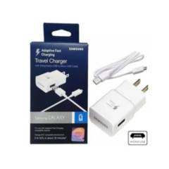 Cargador Samsung USB V8 Fast Charge S6 S7 Note 5 Note 4 2A Blanco