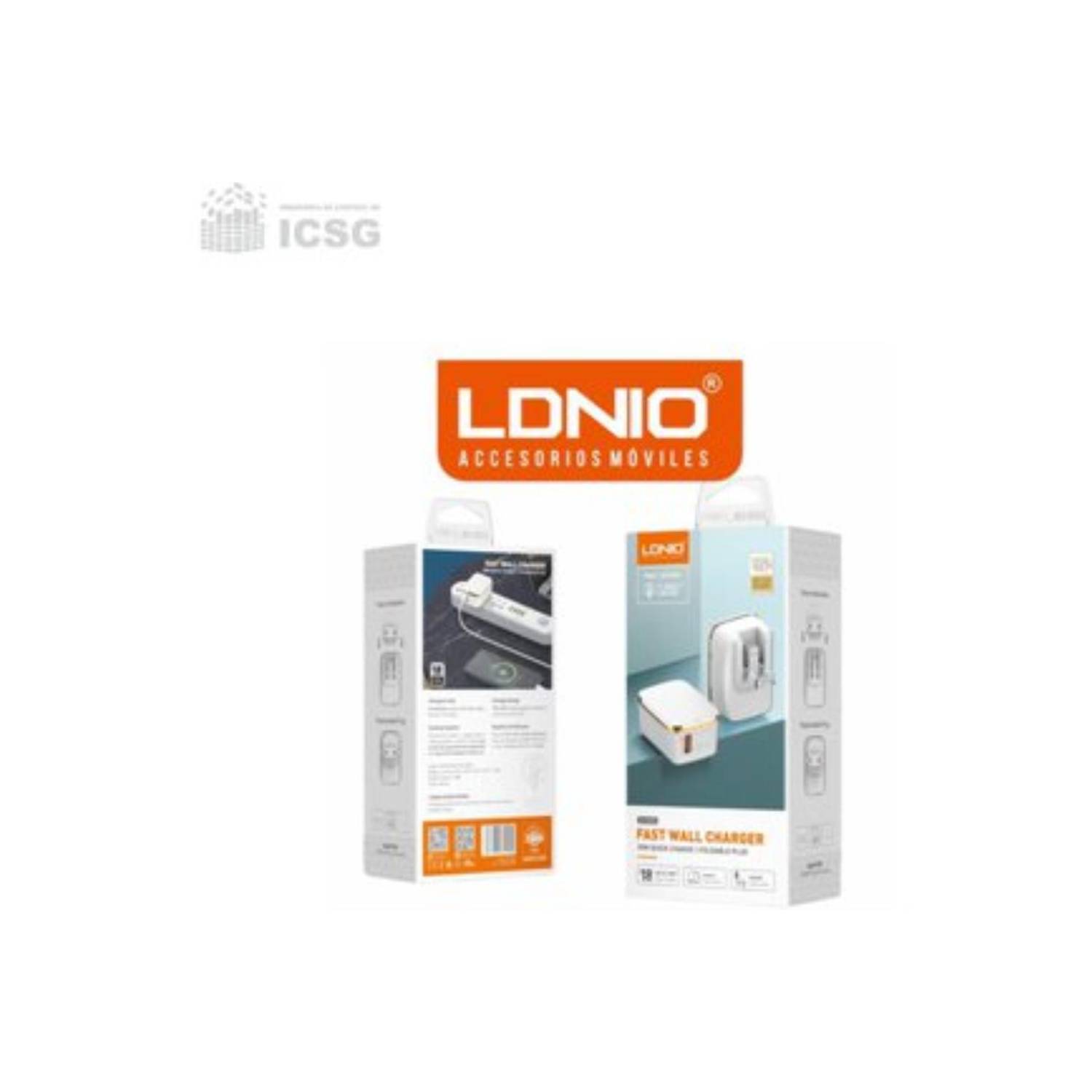 LDNIO - Cargador de Pared carga rápida PD USB-C de 30W p/iphone A1508C