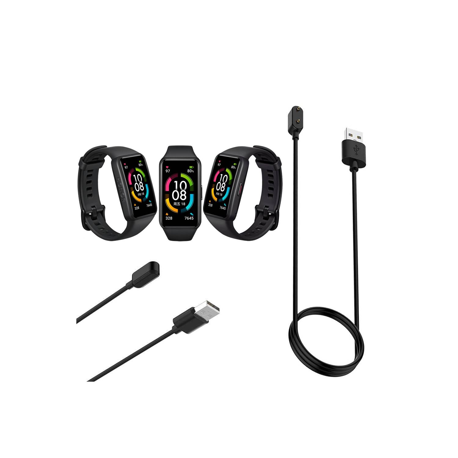 Ripley - CARGADOR CABLE HUAWEI WATCH FIT MAGNÉTICO - NEGRO