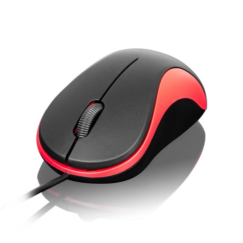 Mouse con Cable USB Color Negro - Promart