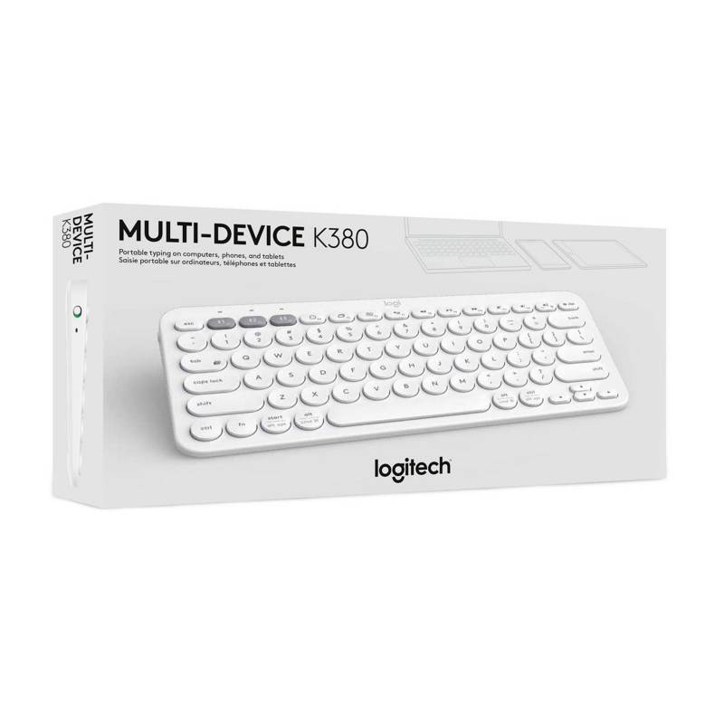 Logitech K380 Teclado Bluetooth Multi-Device Blanco