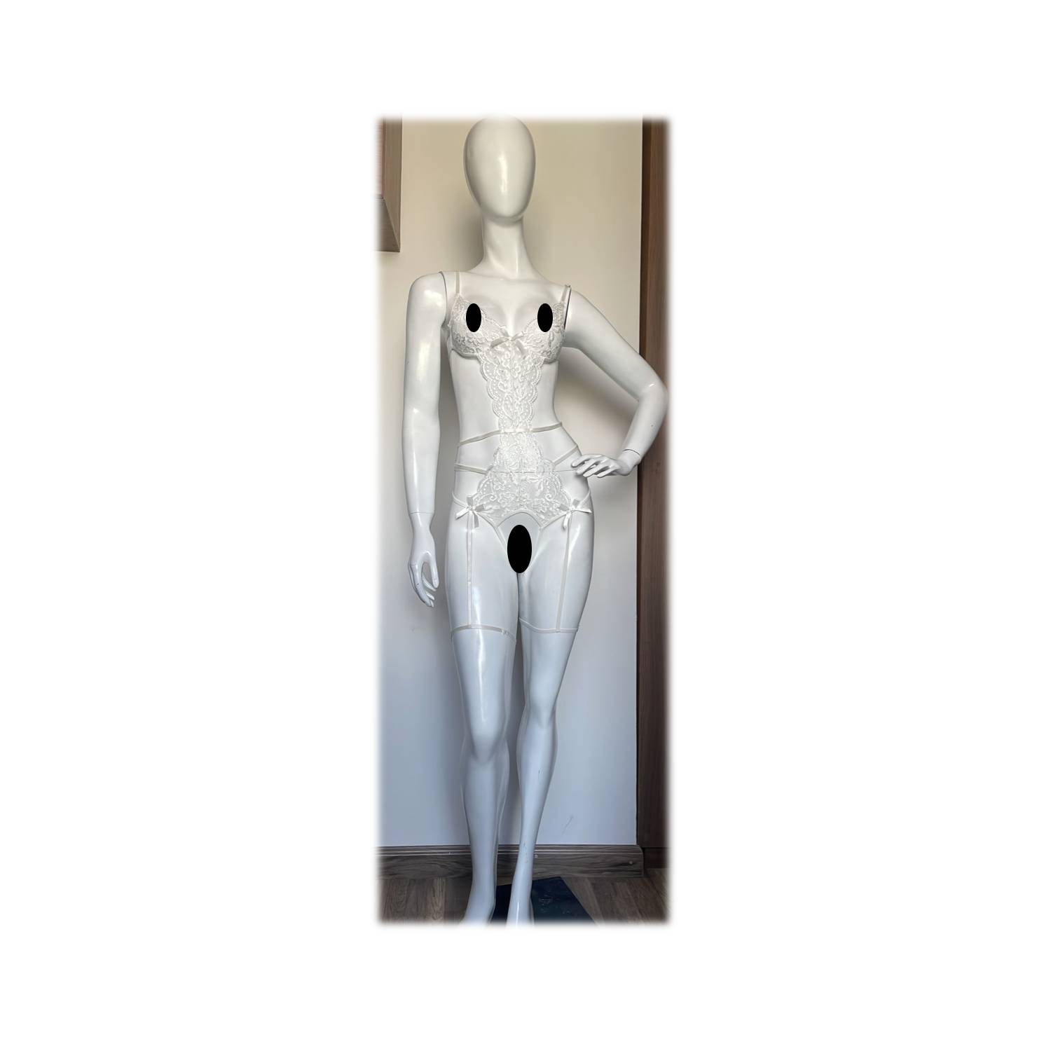 código Morse limpiar blanco Conjuntos de ropa interior transparente Lenceria Femenina GENERICA |  falabella.com