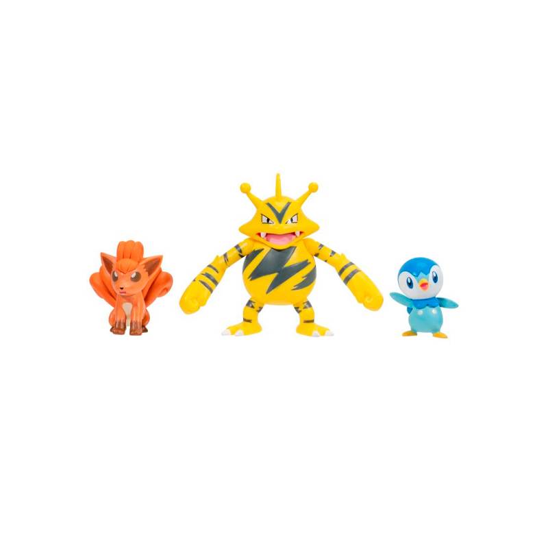 Pokemon Figuras De Batalla X3 Unidades Original Scarlet Kids