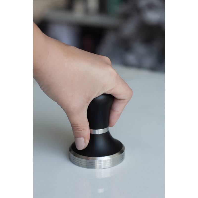 Tamper Buio 51mm Acero Inox Ergonómico Para Compactar Café Tampeo Lima Con Cafeina 