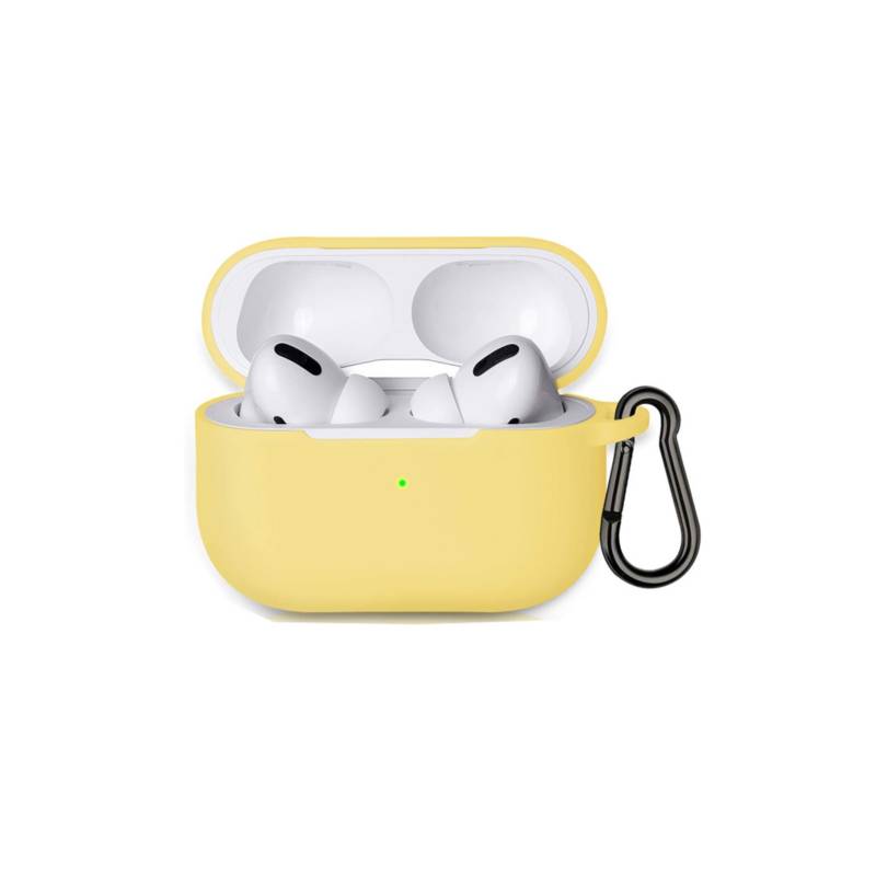 Case de Silicona para Aud fonos Airpods Pro Amarillo GENERICO