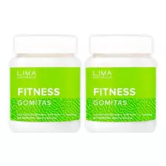 LIMA NATURALS - Gomitas Fitness 60 Unidades (sabor Naranja) Pack 02 Frascos