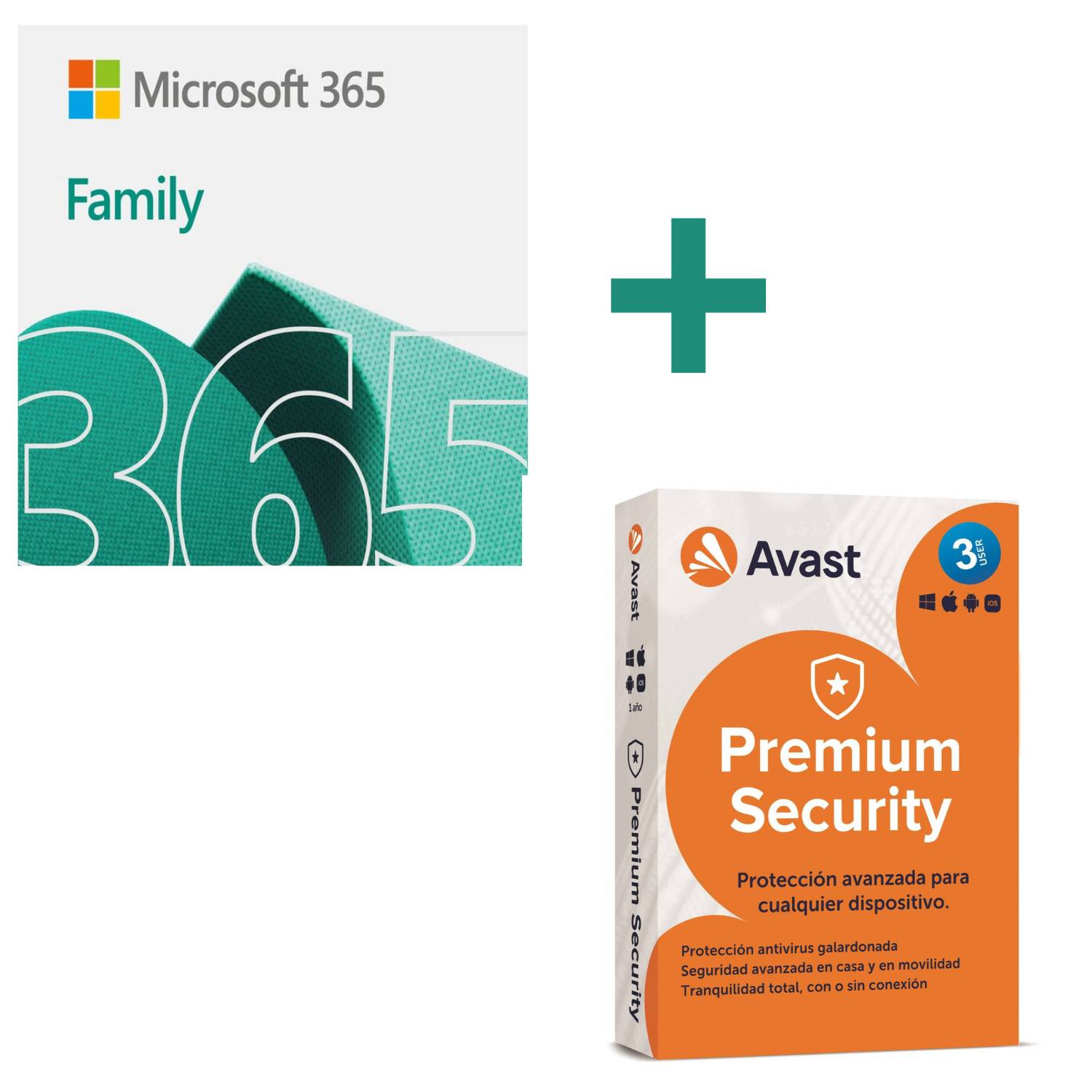 PROMO: Office 365 Family + Avast Premium Sec 3PC (Digital) MICROSOFT |  