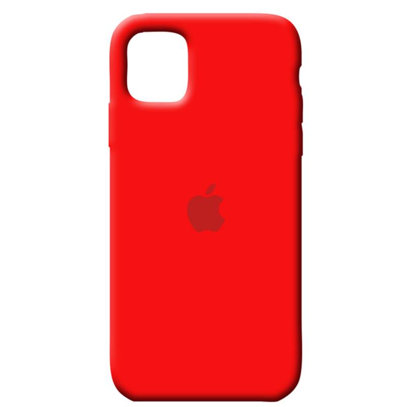 CASE - Funda Silicone Case para iPhone 11 Rojo