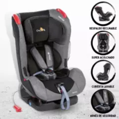 SAFETY 1ST - Silla de Auto para Bebé »RECLINE NEW» Grey Denim
