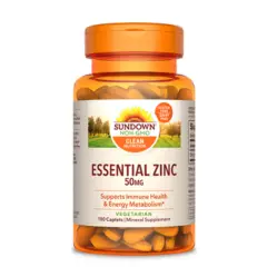 SUNDOWN - Essential Zinc 50mg Vegetarian Sundown Natural