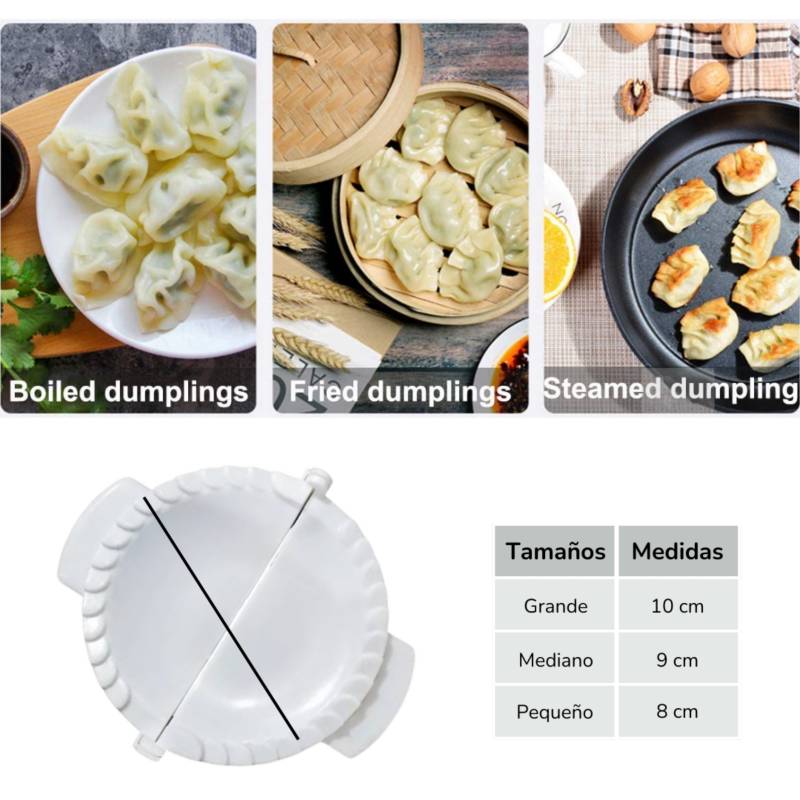 REGALOS DE MODA - Molde Empanadillas, Dumpling y Gyozas