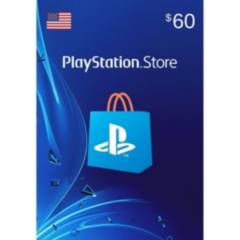 PSN Gift Card 60 USA Tarjeta PlayStation Network $60 PS5 PS4 [Digital]
