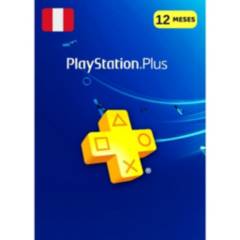 PlayStation Plus 12 Meses Perú PS5 PS4 Membresía PS Plus [Digital]
