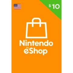 Nintendo eShop Gift Card 10 USA Tarjeta Nintendo 10$ Switch [Digital]