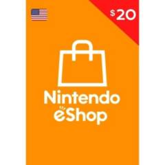 Nintendo eShop Gift Card 20 USA Tarjeta Nintendo 20$ Switch [Digital]
