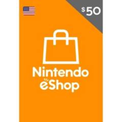 Nintendo eShop Gift Card 50 USA Tarjeta Nintendo 50$ Switch [Digital]