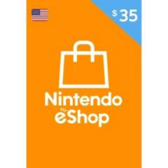 Nintendo eShop Gift Card 35 USA Tarjeta Nintendo 35$ Switch [Digital]