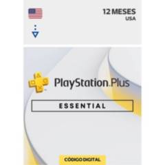 PlayStation Plus Essential 12 Meses USA PS5 PS4 Membresía PS [Digital]