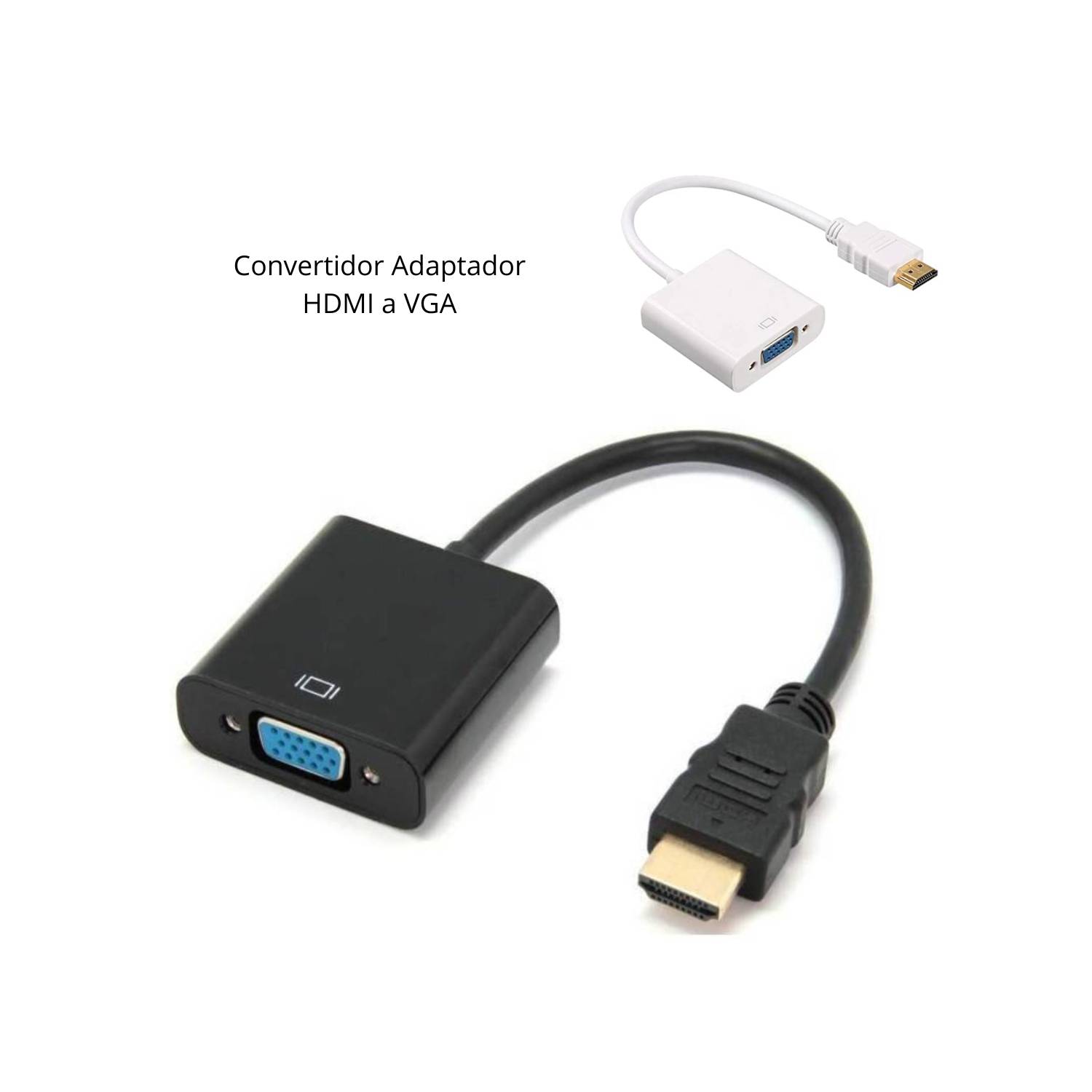 Convertidor Adaptador HDMI a VGA INSPIRA