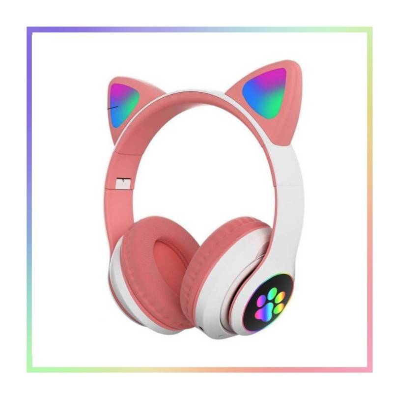 Audífonos Orejas Gato Auriculares Inalámbricos Bluetooth - BLANCO GENERICO