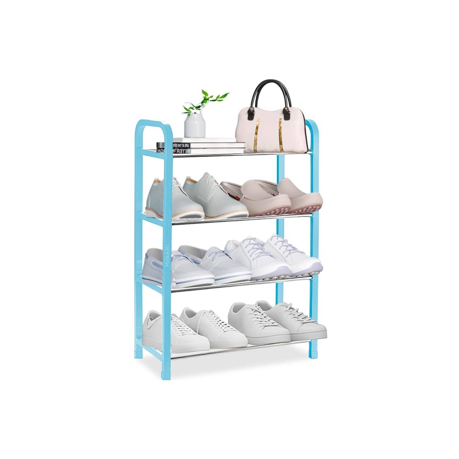 MUEBLANA, Zapatera Organizador Lisboa – Mueble Organizador con Repisas, Hasta 9 Pares 63 cm x 30 cm, Estantes Organizadores para Zapatos Mueblana  LISBOA