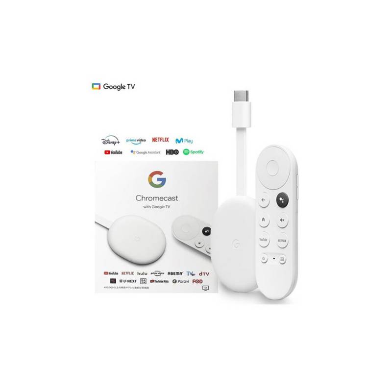 Convertidor a Google Chromecast 4G 4K Incluye Control GOOGLE | falabella.com
