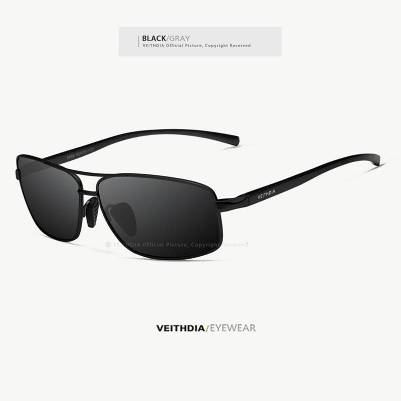 Lentes de sol para hombre Veithdia UV400 gafas polarizados