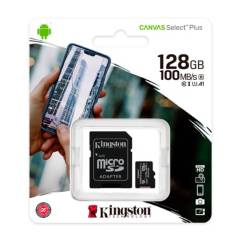 Memoria Micro SD Kingston 128GB Canvas Select Plus Clase 10