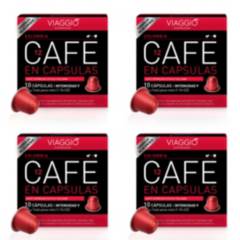 VIAGGIO ESPRESSO - Pack Viaggio Colombia: 40 cápsulas de café para el sistema Nespresso® original