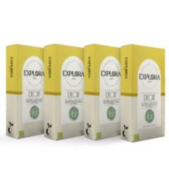 EXPLORA CAFE - Pack Decaf: 40 cápsulas de café para el sistema Nespresso® original