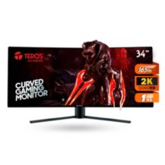 TEROS GAMING - Monitor Teros Gaming Curvo Te-7350n 34" QHD 2K  165Hz 1ms - UltraWide