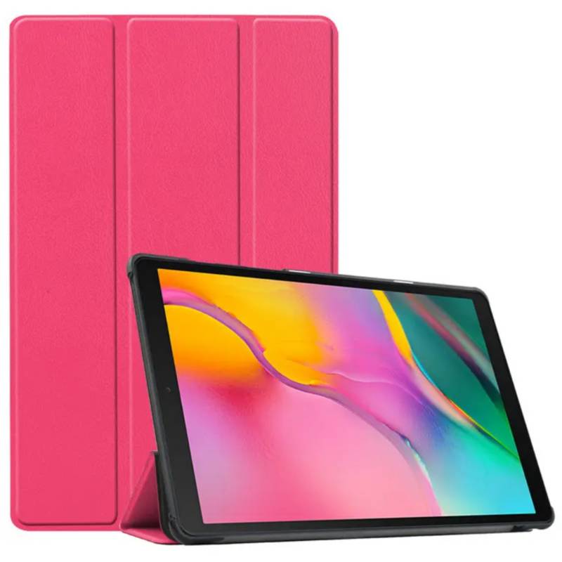 GENERICO - Funda Bookcover Para Tablet Samsung Tab S7 FE 12.4 SM-T730 Fucsia