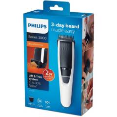 PHILIPS - Recortador de barba philips inalámbrico de 10 posiciones bt3206