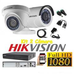HIKVISION - kit 2 Cámaras Seguridad FULLHD Hikvision