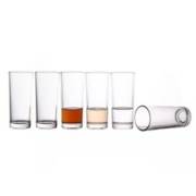 Set de 6 Vasos de Vidrio Lisos Cristal INSPIRA