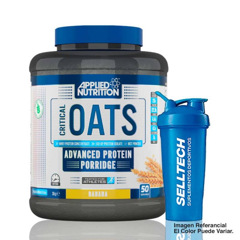 APPLIED NUTRITION - Proteína Applied Nutrition Critical Oats 3kg Banana  Shaker