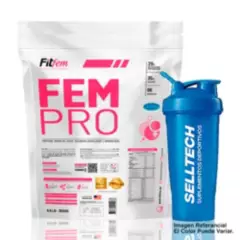 FITFEM - Proteína Fitfem Fem Pro 3kg Vainilla  Shaker