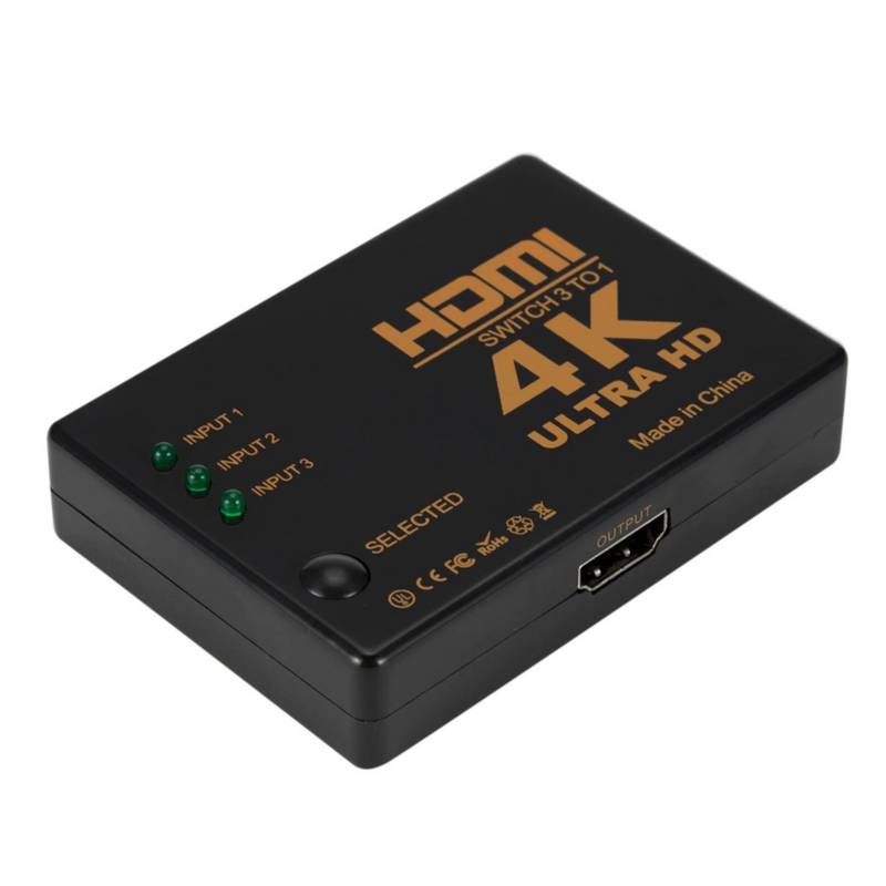 Switch Hdmi 3 A 1 4k Calidad Mejorada – Importadora Tecnotrade