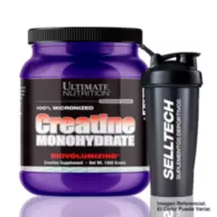 ULTIMATE NUTRITION - Creatina Monohidratada Ultimate Nutrition 1 kg + Shaker